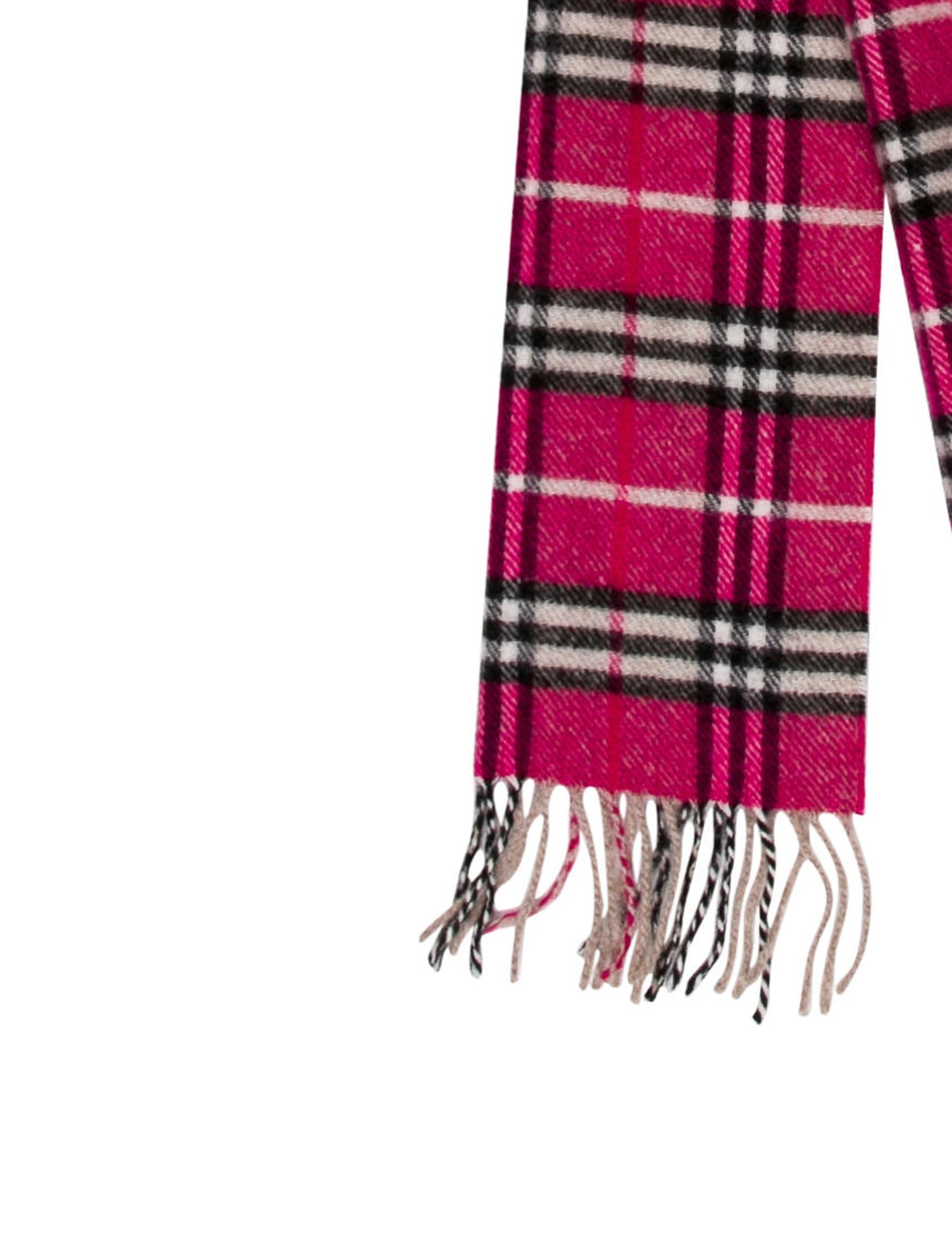 burberry nova check wool scarf