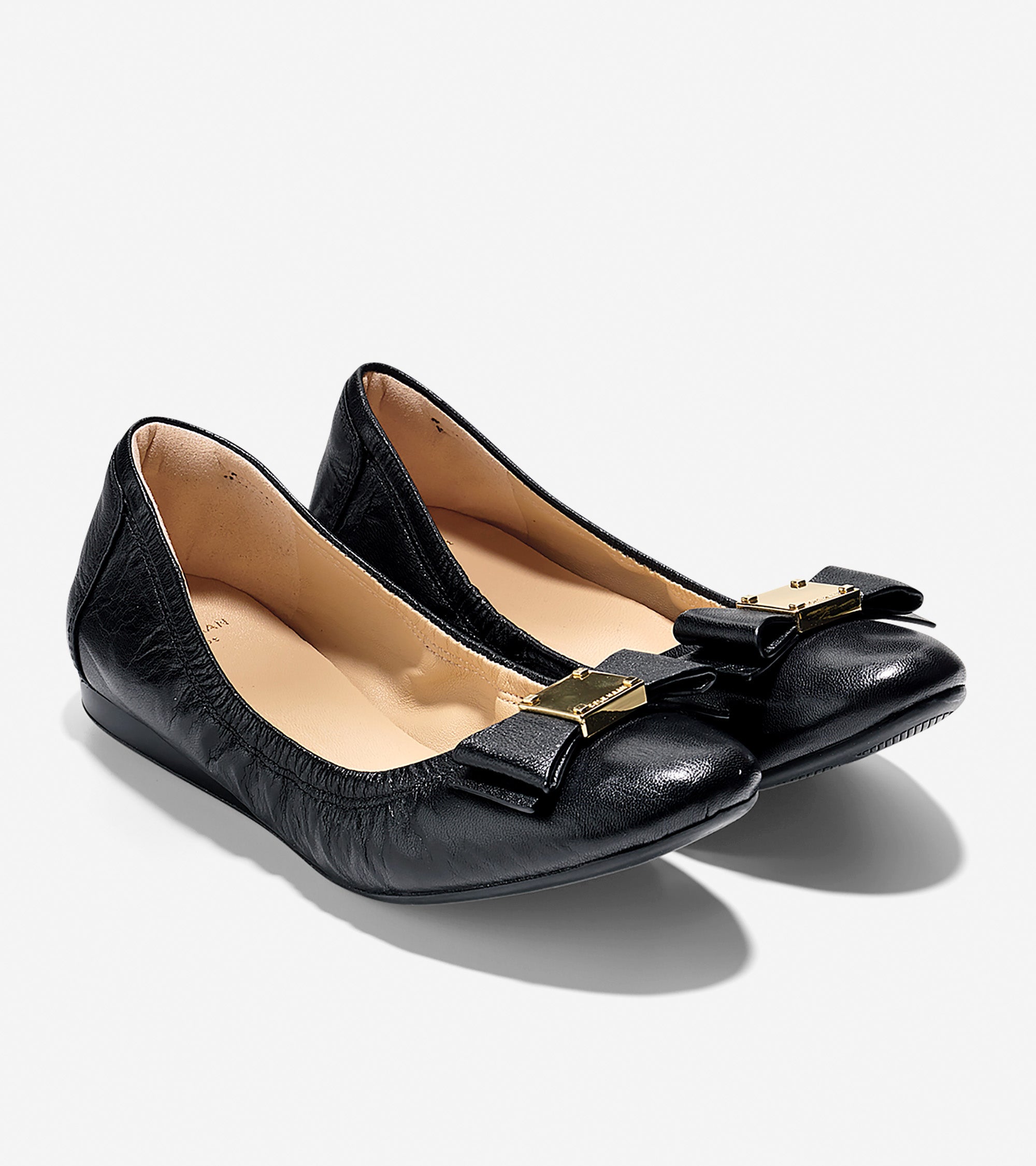 cole haan black flats