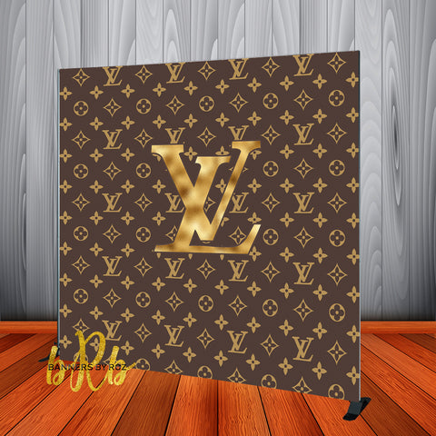 backdrop table louis vuitton party decorations