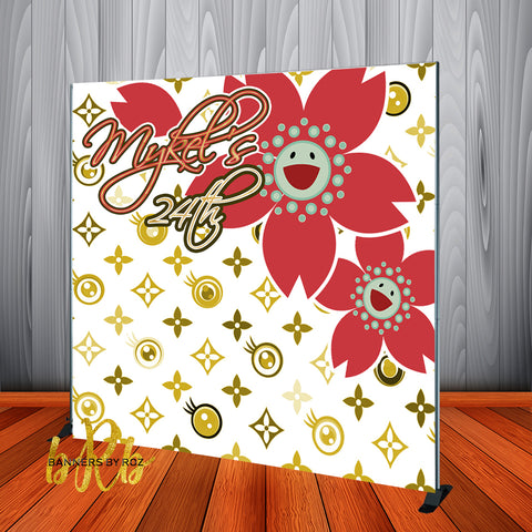 Banners by Roz - Personalized LV designer backdrop for