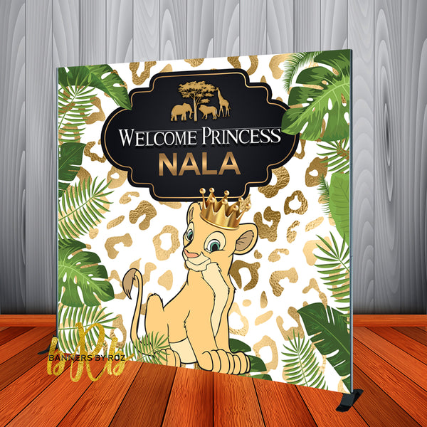 Lion King Nala Safari Backdrop For 1st Birthday Or Baby Shower Perso Banners By Roz