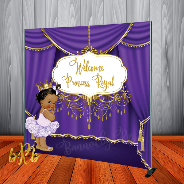A Very Royal Baby Shower Backdrop A Prince Babyshower Party Background Boy  Poster Gold Royal Blue Curtain Photo Booth Banner 