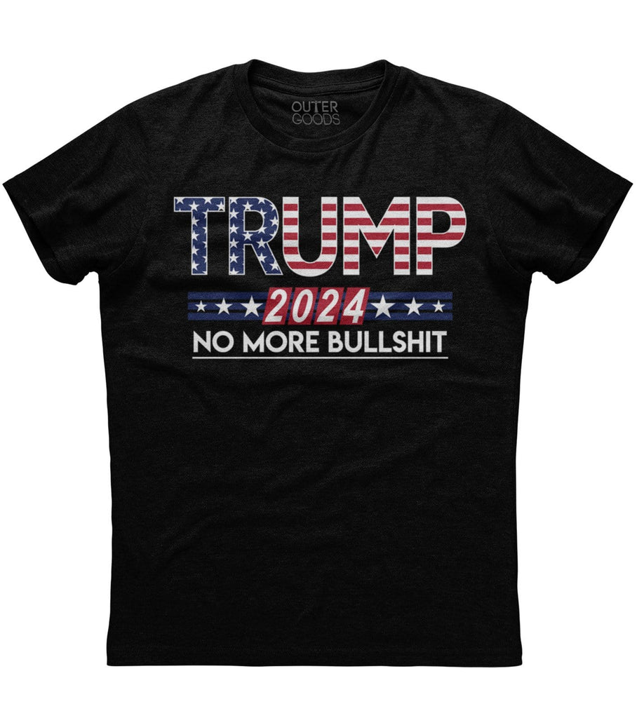 Trump No More BS 2024 T-Shirt (O) | Outergoods