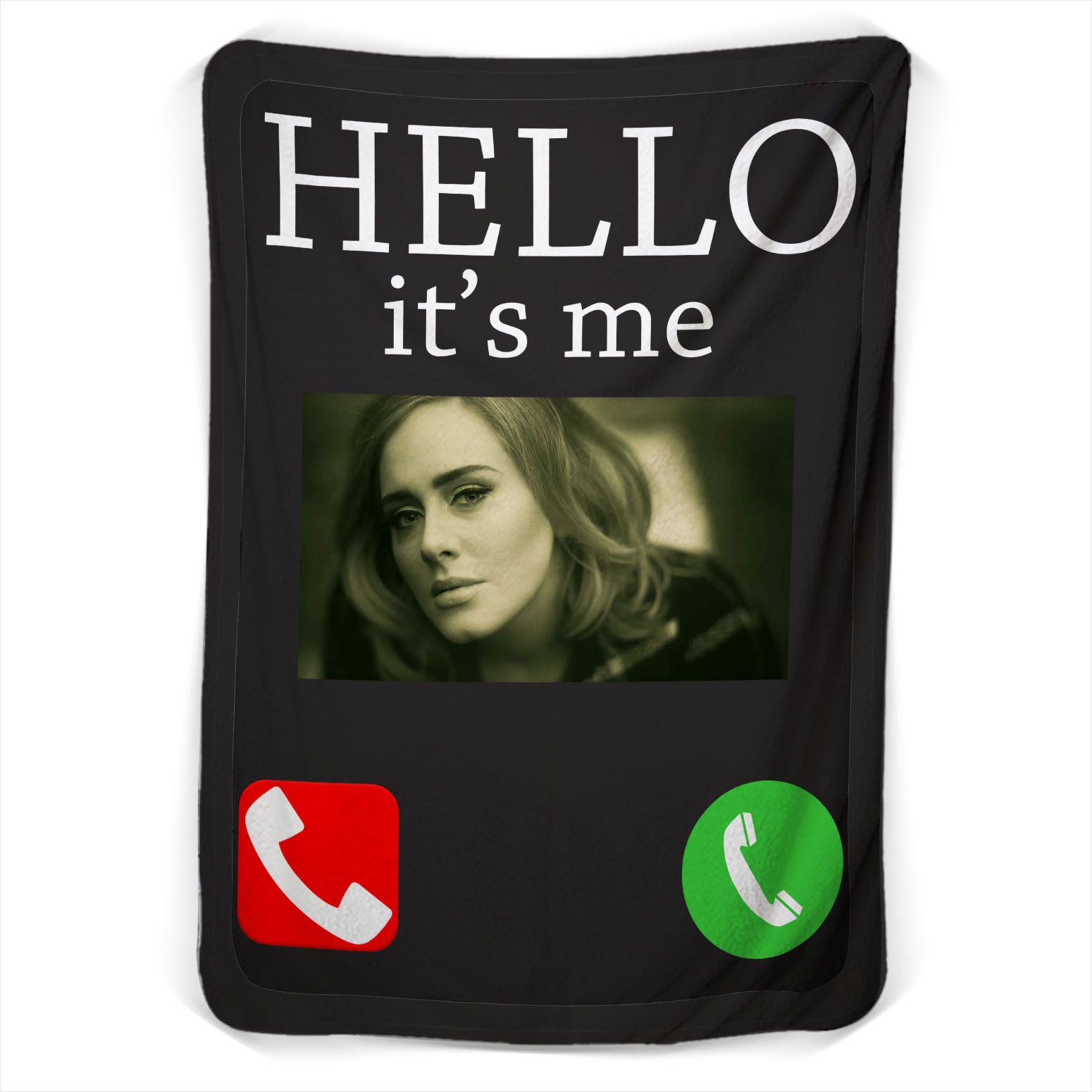 Adele Hello Its Me Calling Fleece Blanket – ShirtNew Store