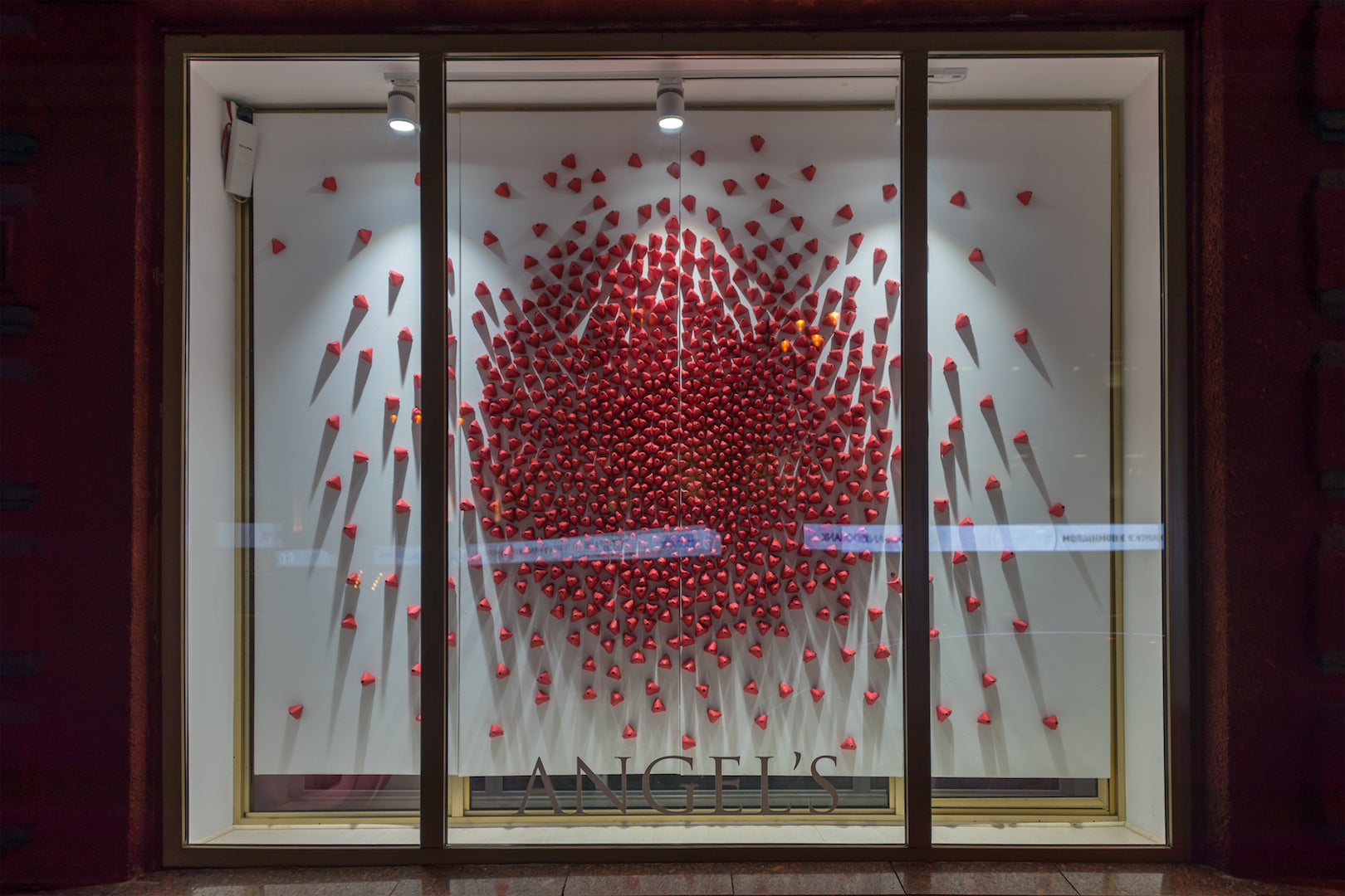 Winter Window Display Paper Art