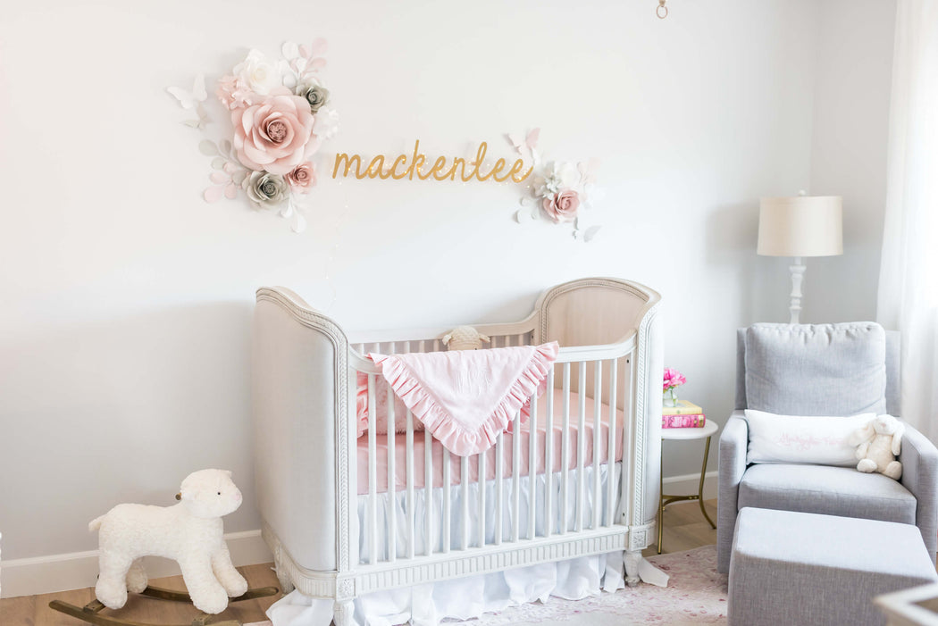 nursery wall flower decor