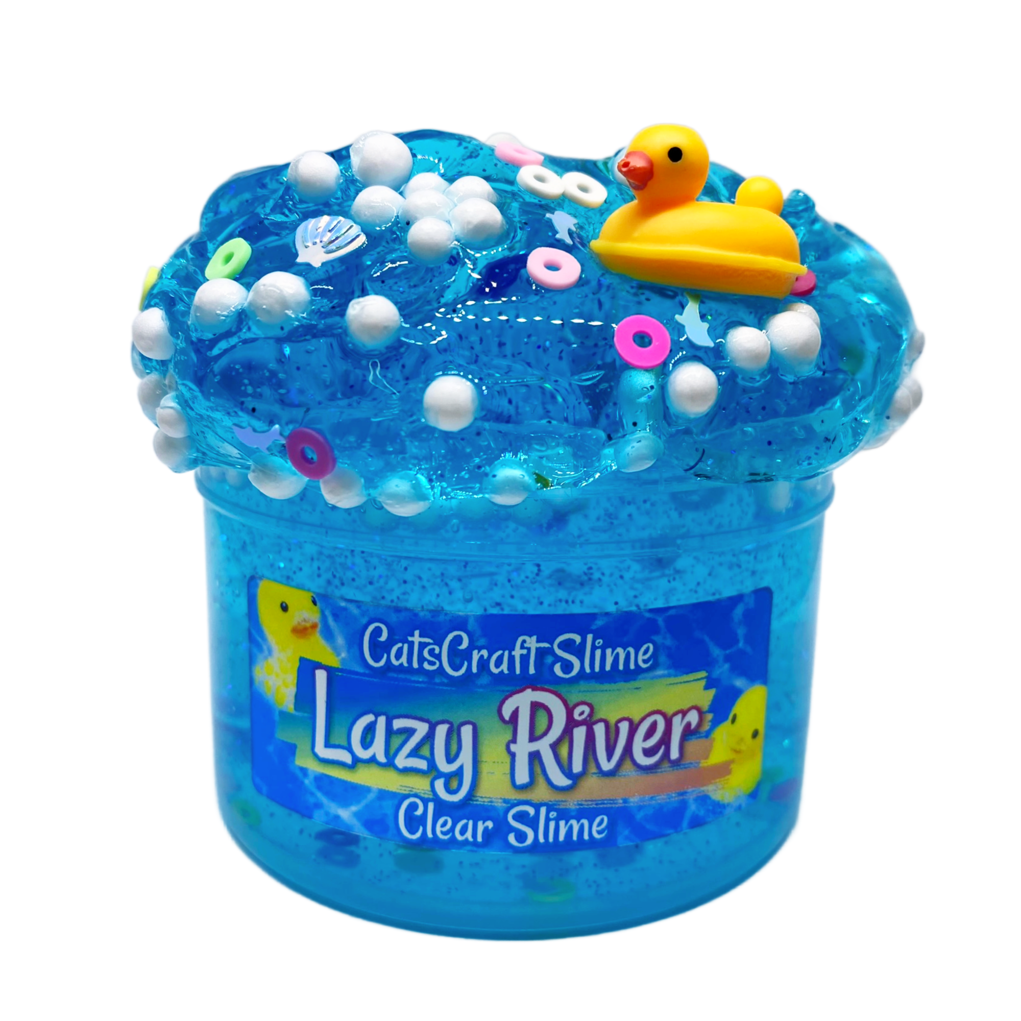 "Lazy River" Clear Slime