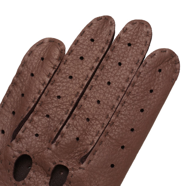 Rome Spring - Men's Deerskin Fingerless Driving Gloves In Natural, 1861  Glove Manufactory