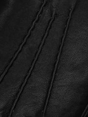 Forli Black Leather Gloves 8