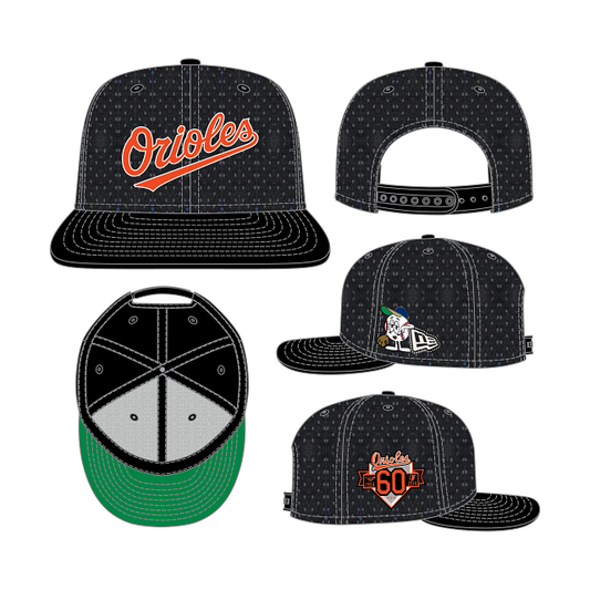 New Era Baltimore Orioles 59FIFTY Retro Script Fitted Hat