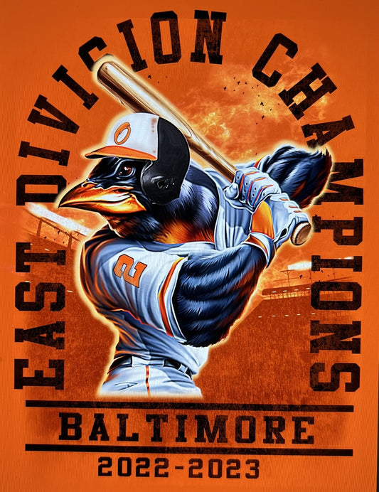 Quality Baltimore Orioles 2023 AL East Division Champions Poster Unisex T- Shirt - Roostershirt