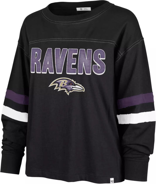 NFL Baltimore Ravens Tie Dye Long Sleeve Flea Market Tee