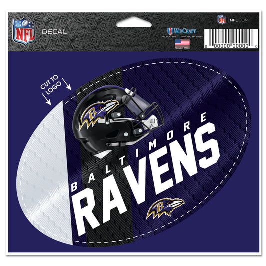 Baltimore Ravens and Orioles 2Pack 4 x 4 Logo Decal