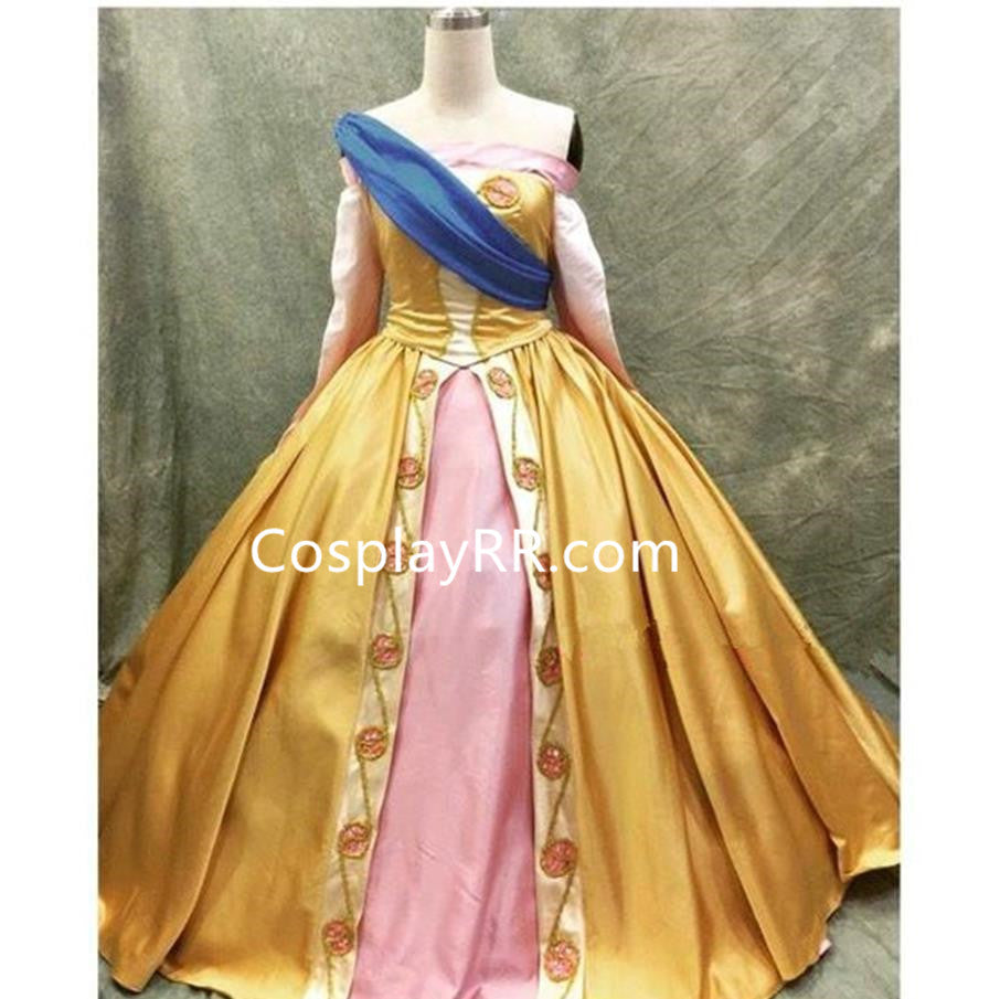 Anastasia Yellow Dress Anastasia Costume for Adults Plus Size – Cosplayrr