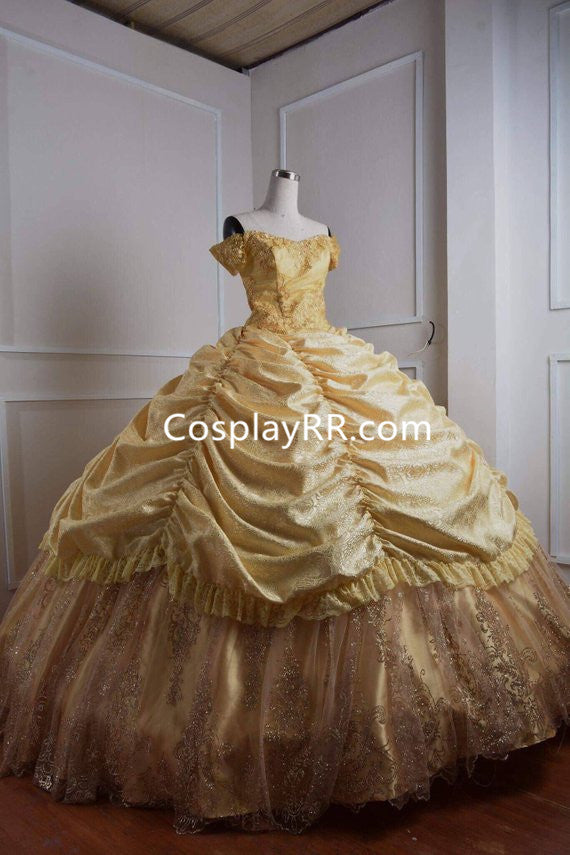 Belle Dress Ball Gown Cosplay Costume for Adults – Cosplayrr