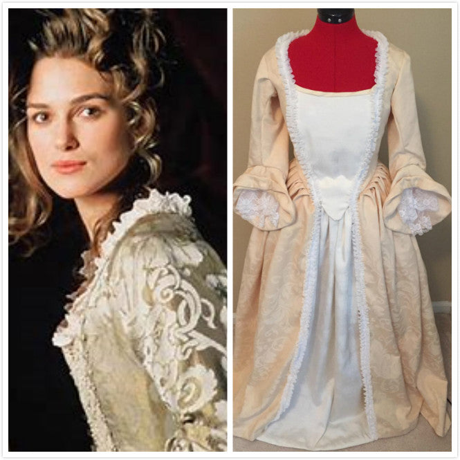 Elizabeth Swann dress costume Elizabeth Swann white nightgown plum dre ...