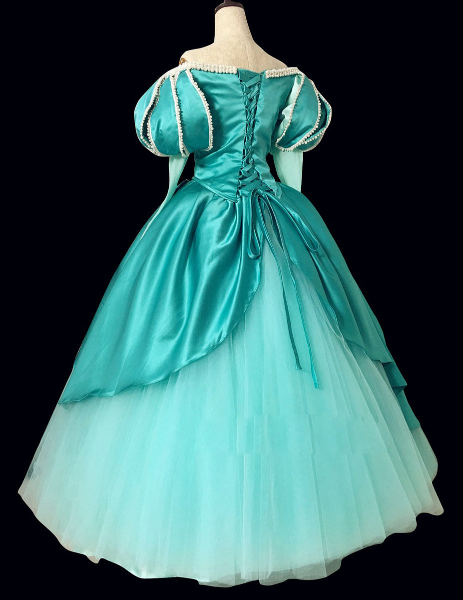 Princess Ariel Dress Green Ariel Princess Costume From Little Mermaid Cosplayrr 8595