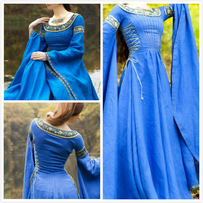 medieval Dress Lady of the Lake Costume – Cosplayrr