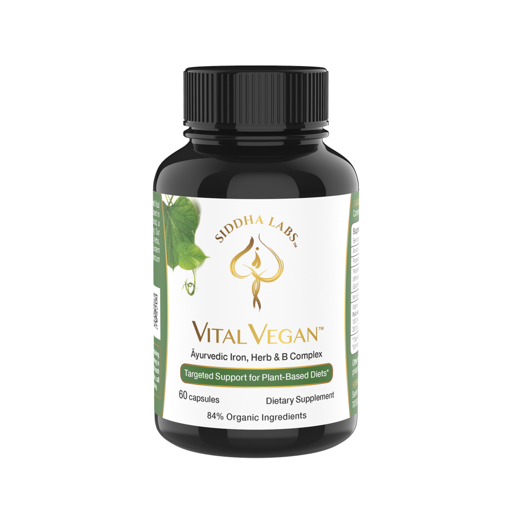 Vital Vegan® Healthy Blood Support with Iron & B12 - Siddha Labs