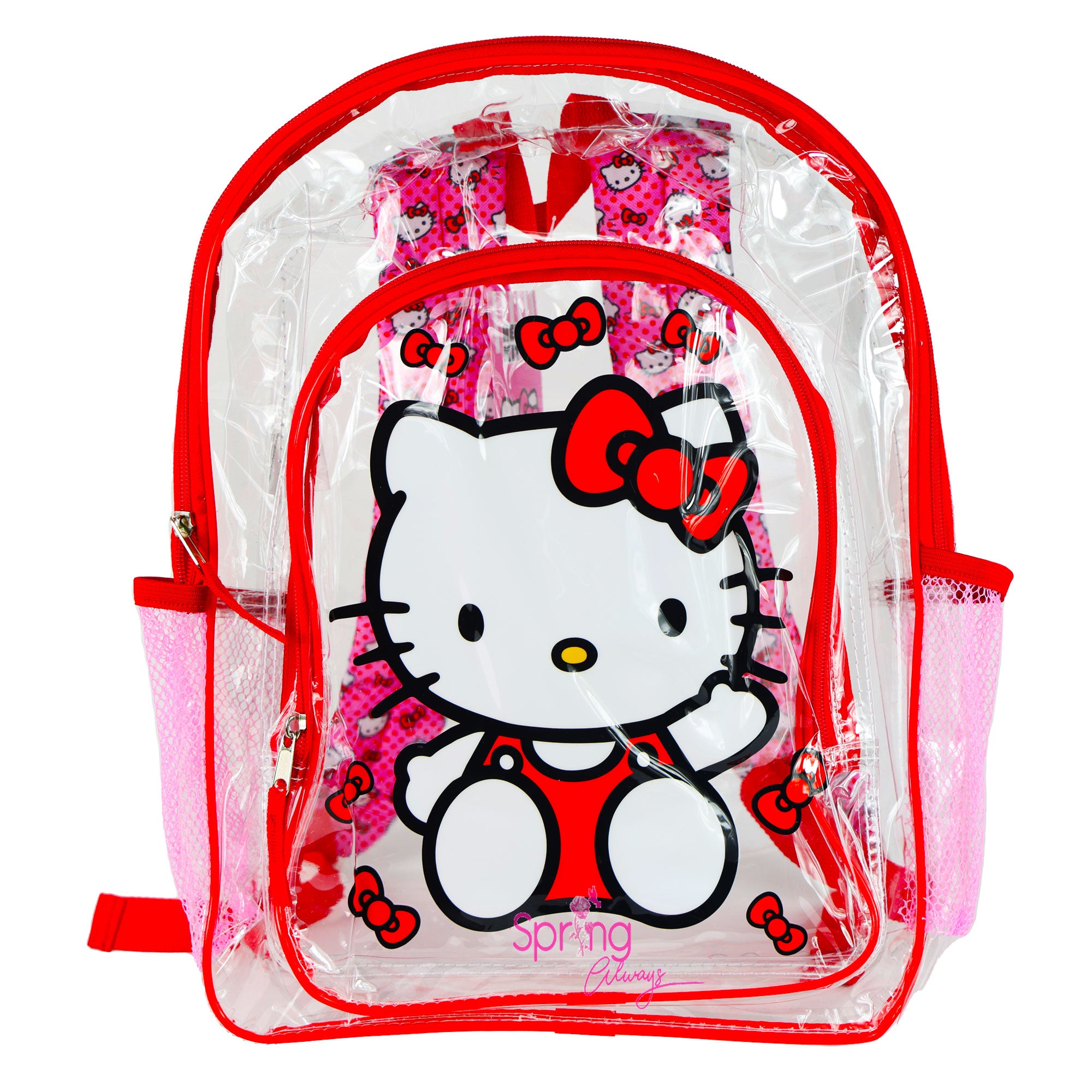 Transparent Red Hello Kitty Backpack | Just for $29.99 | SPRING ALWAYS