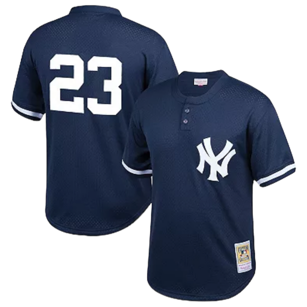 Mitchell & Ness Youth New York Yankees Derek Jeter Navy Cooperstown Collection Mesh Batting Practice Jersey XL 18/20