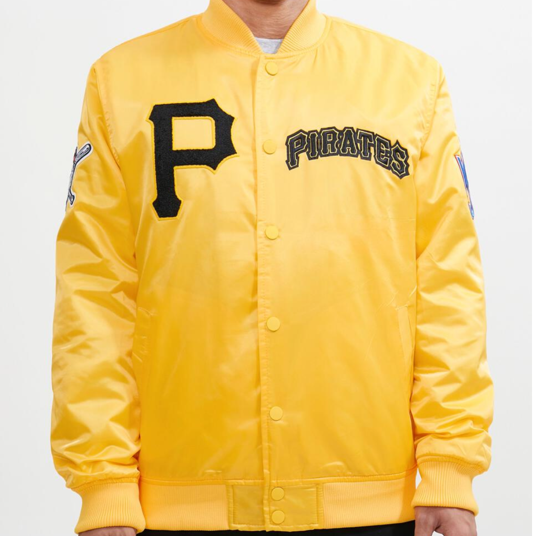 Pittsburgh Pirates Wordmark Satin Jacket