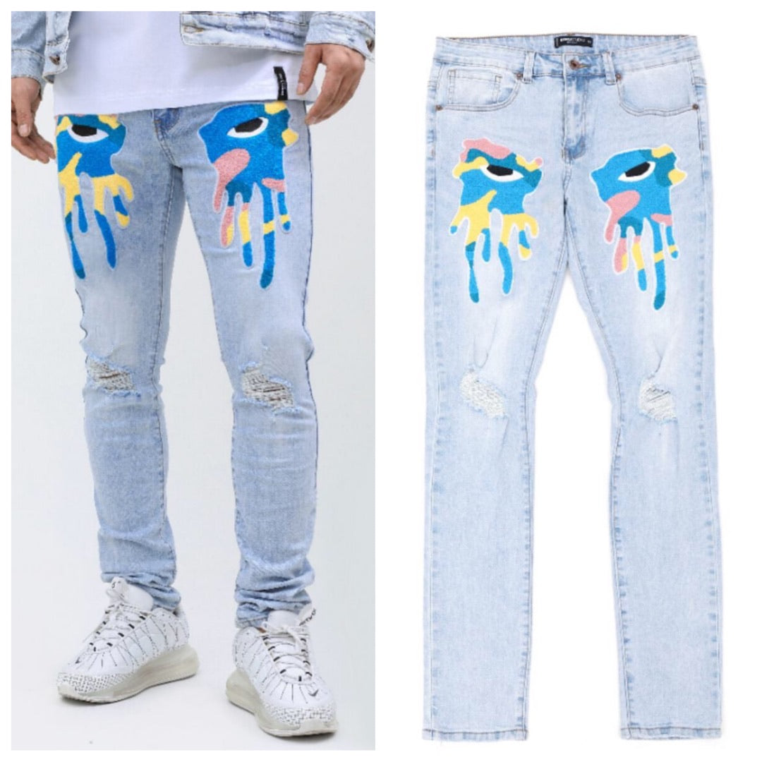 Kids Desert Camo Painted Jeans – Tulones