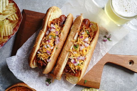 Chili dogs for Seven Hills Cincinnati Chili recipe