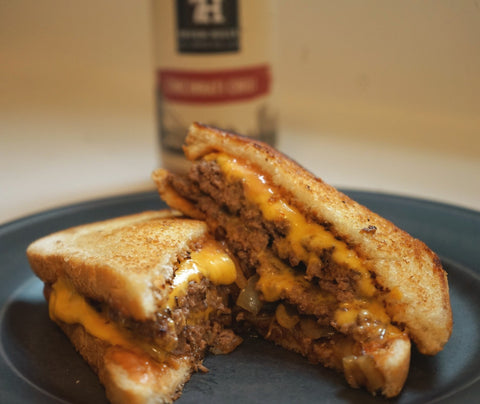 Seven Hills chili mix on grilled cheese melt for a very flavorful all-purpose seasoning