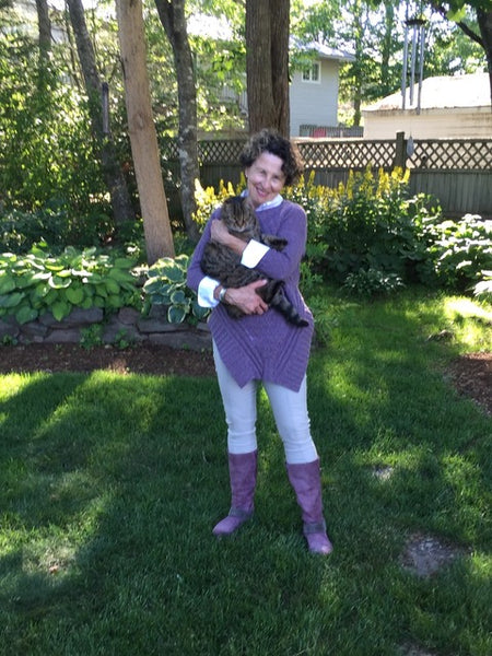 chainlink hand knit wool sweater by Norah Gaughan in Blanket Fort Loft