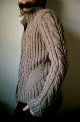 Urban Aran Cardigan by Jared Flood | Side View