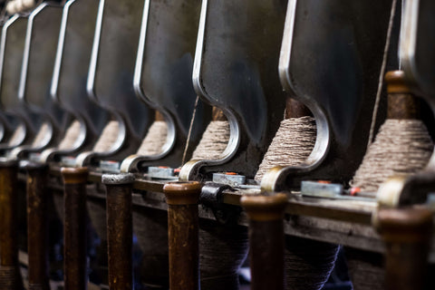 Yarn spinning at a domestic production partner