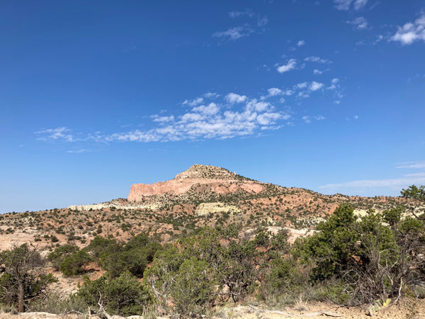 Pyramid Hike Trail in Red Rock Park, the inspiration for the Pyramid Hike Hat design by Tressa Weidenaar