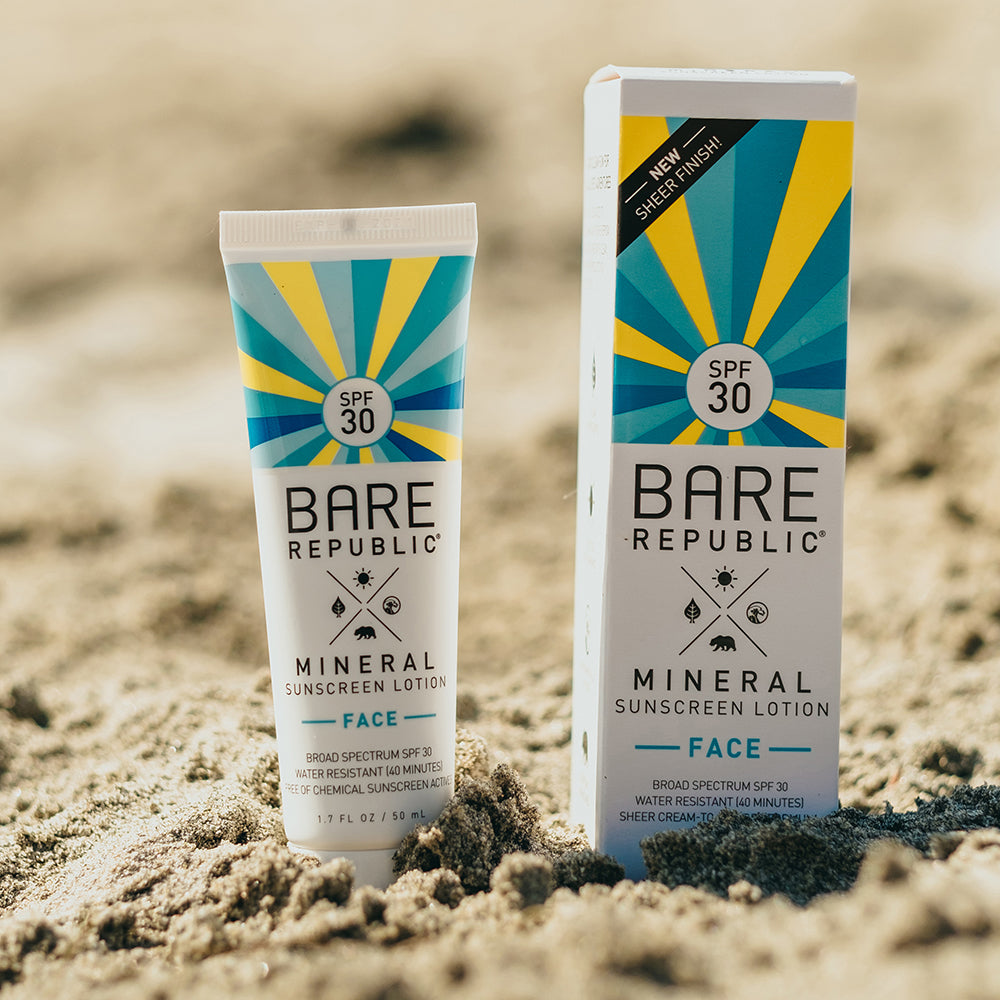 mineral sunscreen for face not goopy