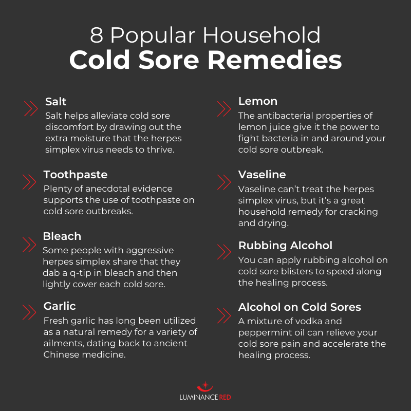 8 Household Cold Sore Remedies And How Effective They Really Are