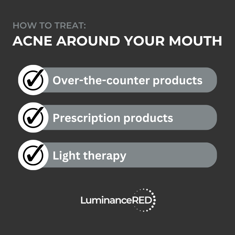 Infographic: Diagnosis and Treatment of Acne Around the Mouth