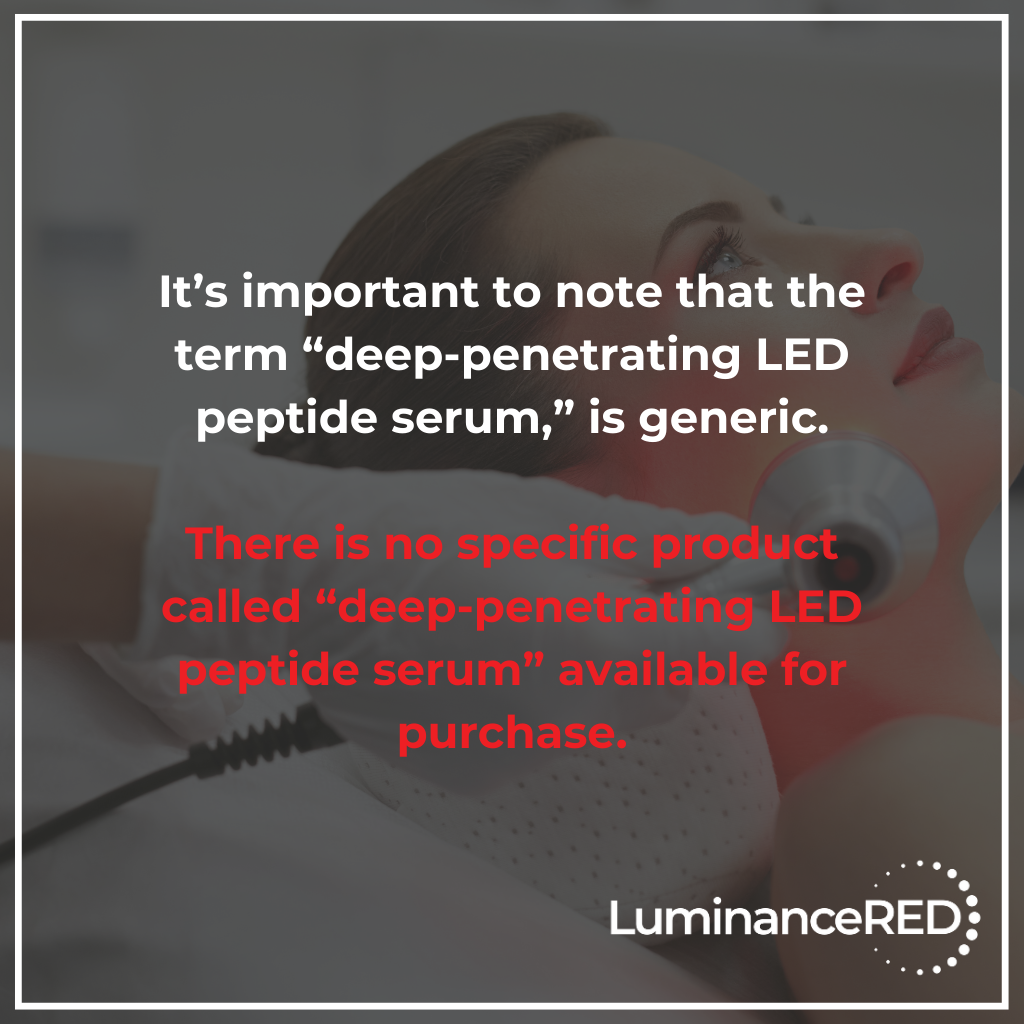 Quote: What Is Deep-Penetrating LED Peptide Serum?