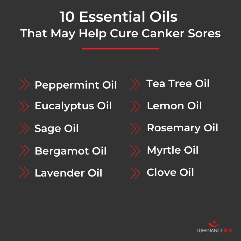 essential oil for canker sores
