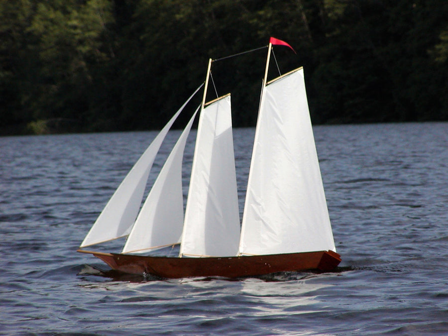 rc sailboat kits wooden