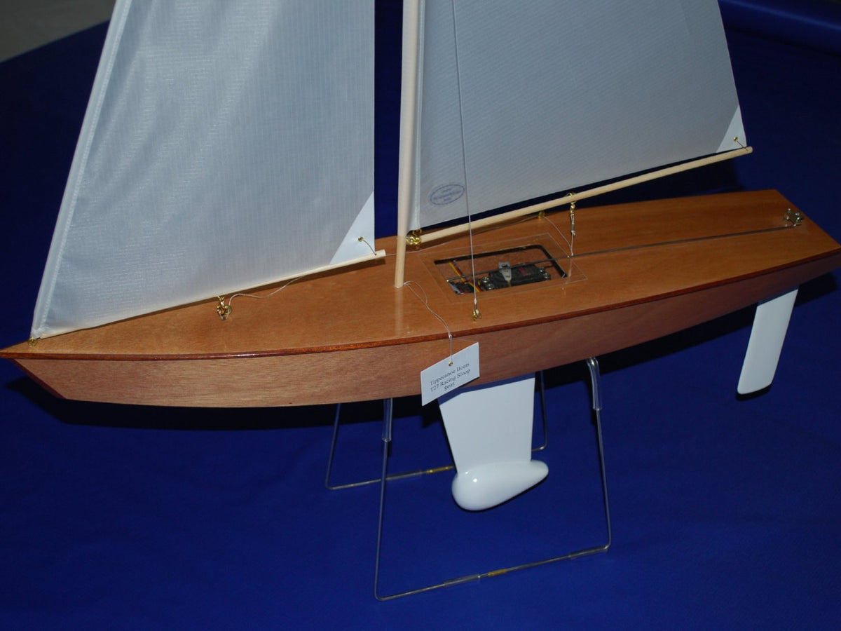 model sailboat stand