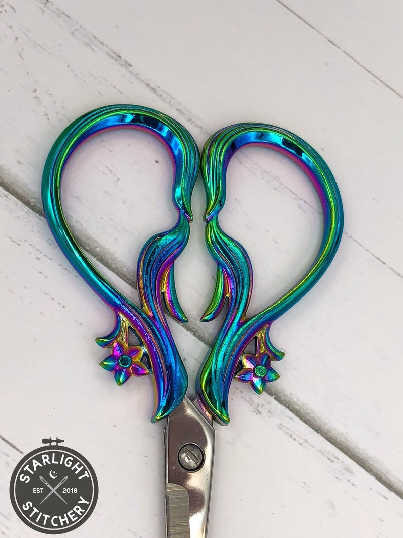 Embroidery Scissors - Peacock – StitchableCards