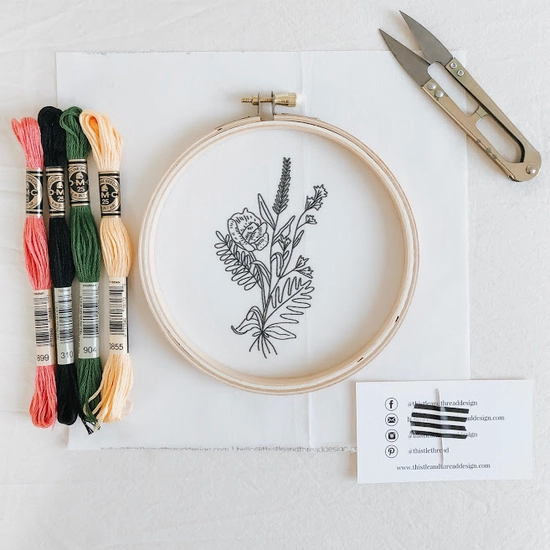 Tropical Plant Designs Peel, Stick, & Stitch - MCreativeJ - Embroidery