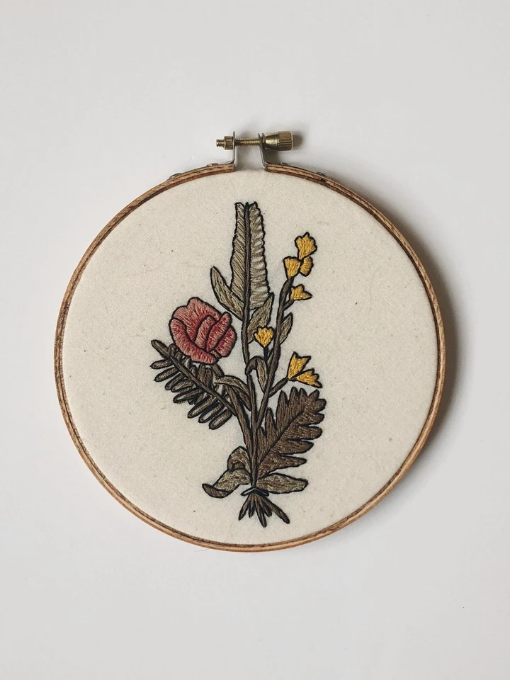 Wildflower Stems - Peel Stick and Stitch Hand Embroidery Patterns –  MCreativeJ