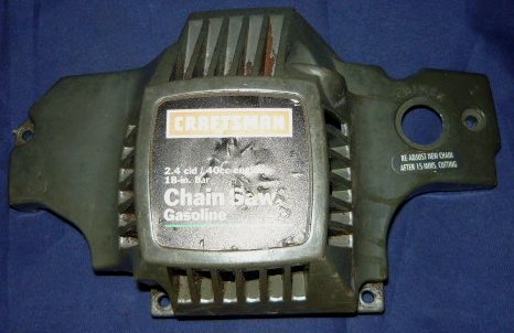 craftsman 2.4 cid 40cc chainsaw starter recoil cover only | Chainsawr
