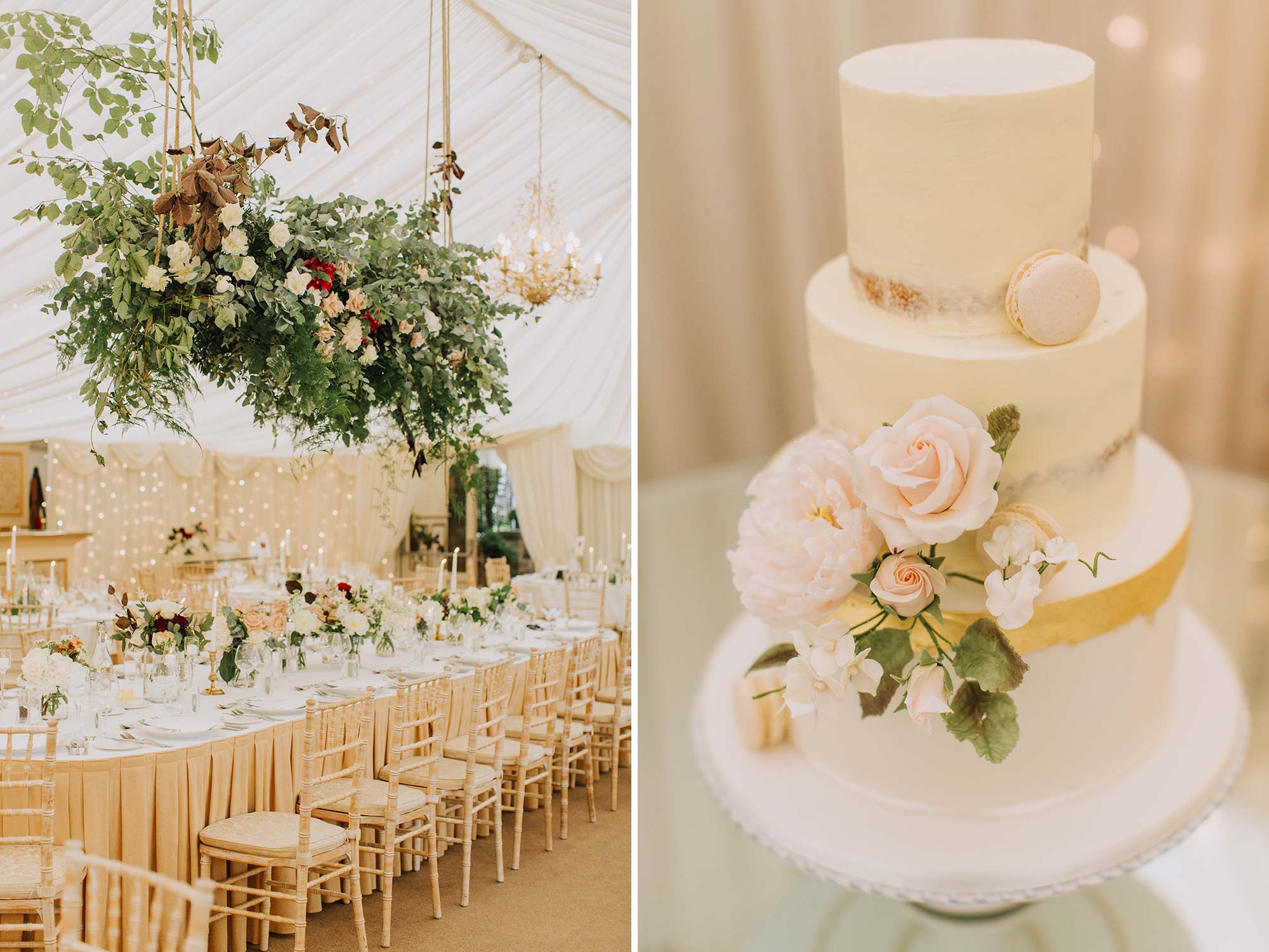 Wedding Reception Rose Decor Floral Cake 