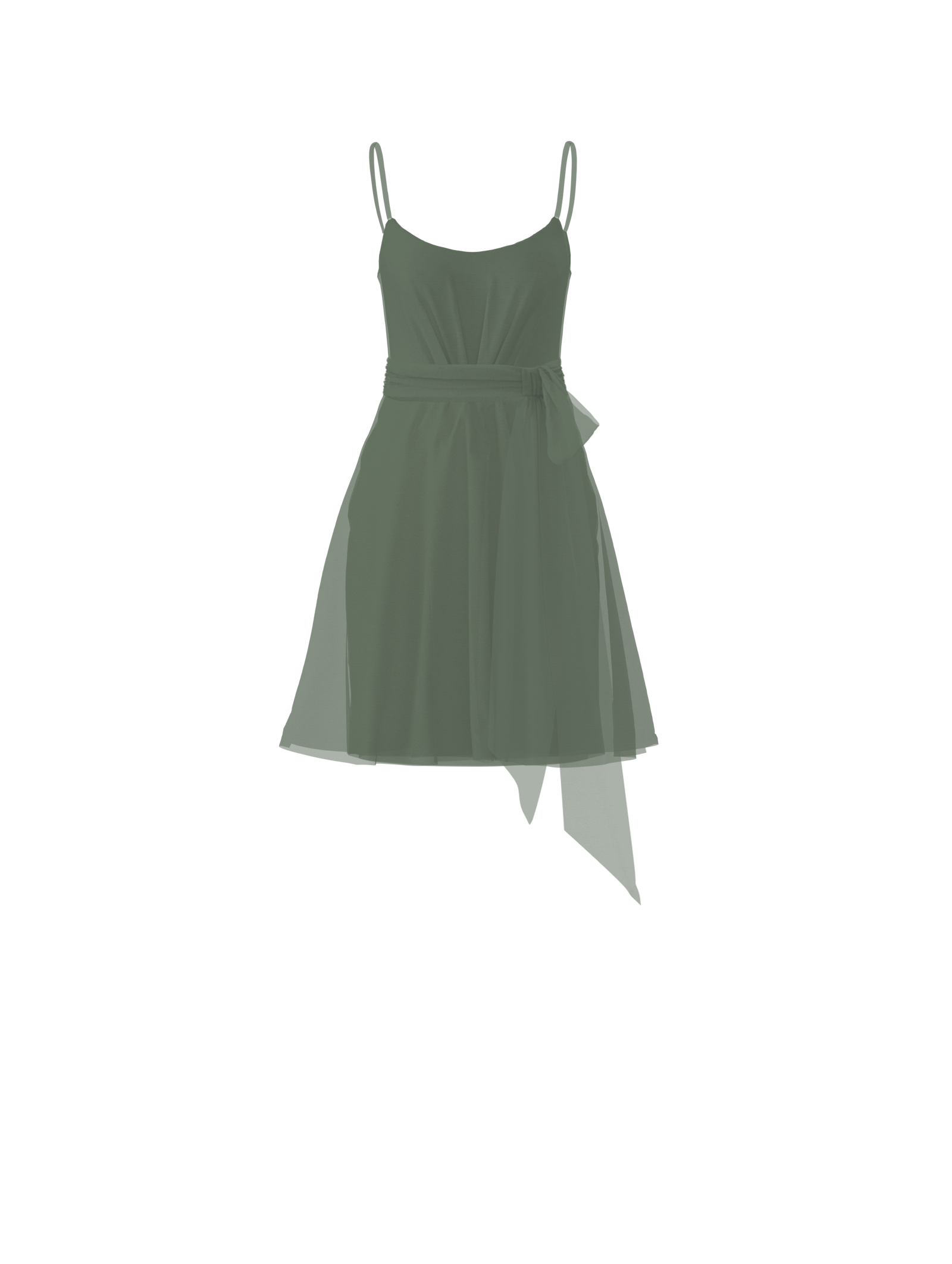 Bodice(Campbell), Skirt(Carla),Belt(Sash), olive