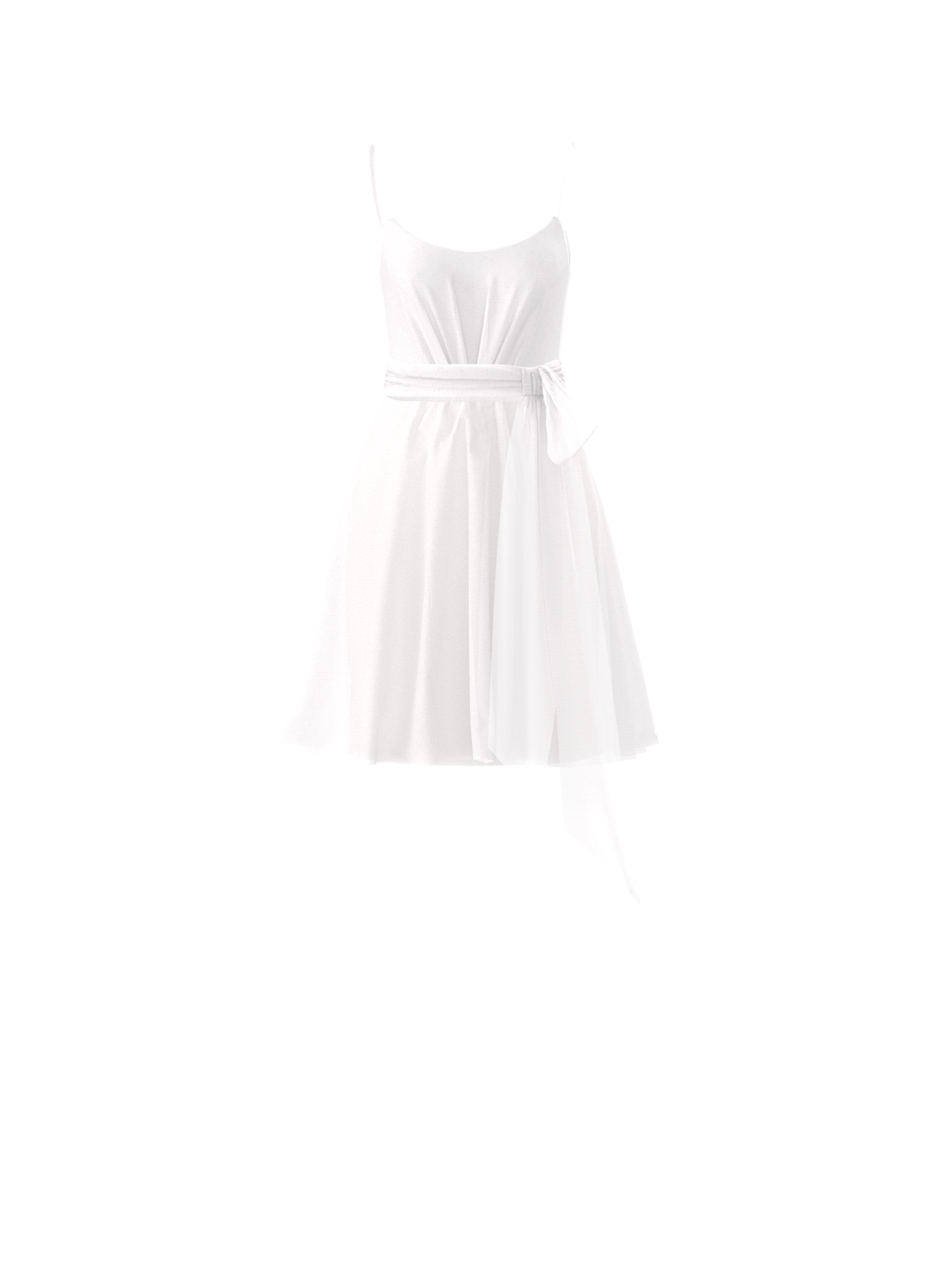 Bodice(Campbell), Skirt(Carla),Belt(Sash), white