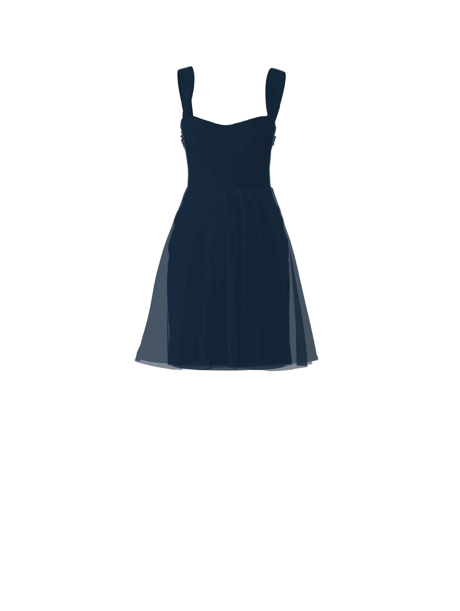 Bodice(Alexis), Skirt(Carla), navy