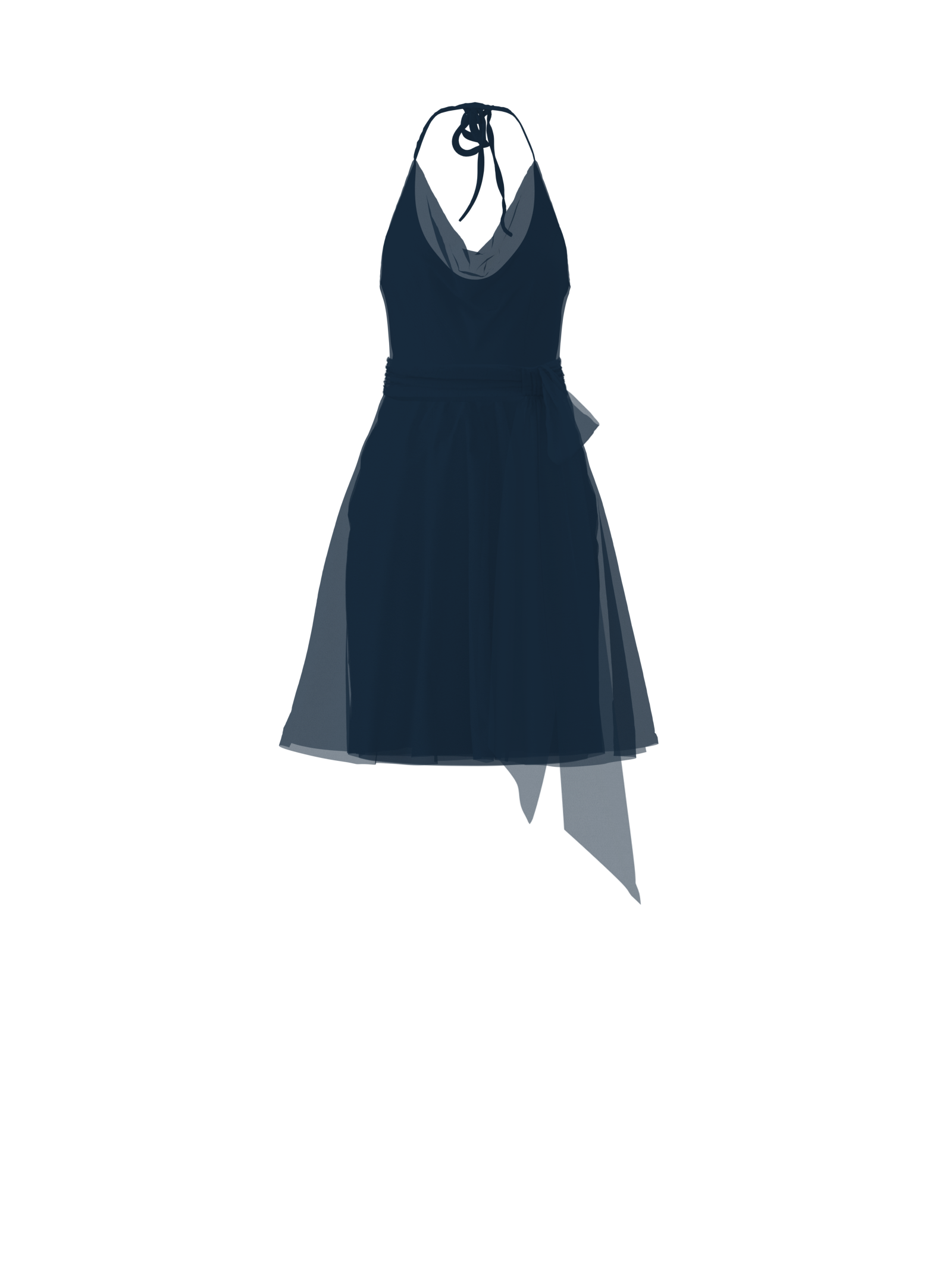 Bodice(Daryn), Skirt(Carla),Belt(Sash), navy