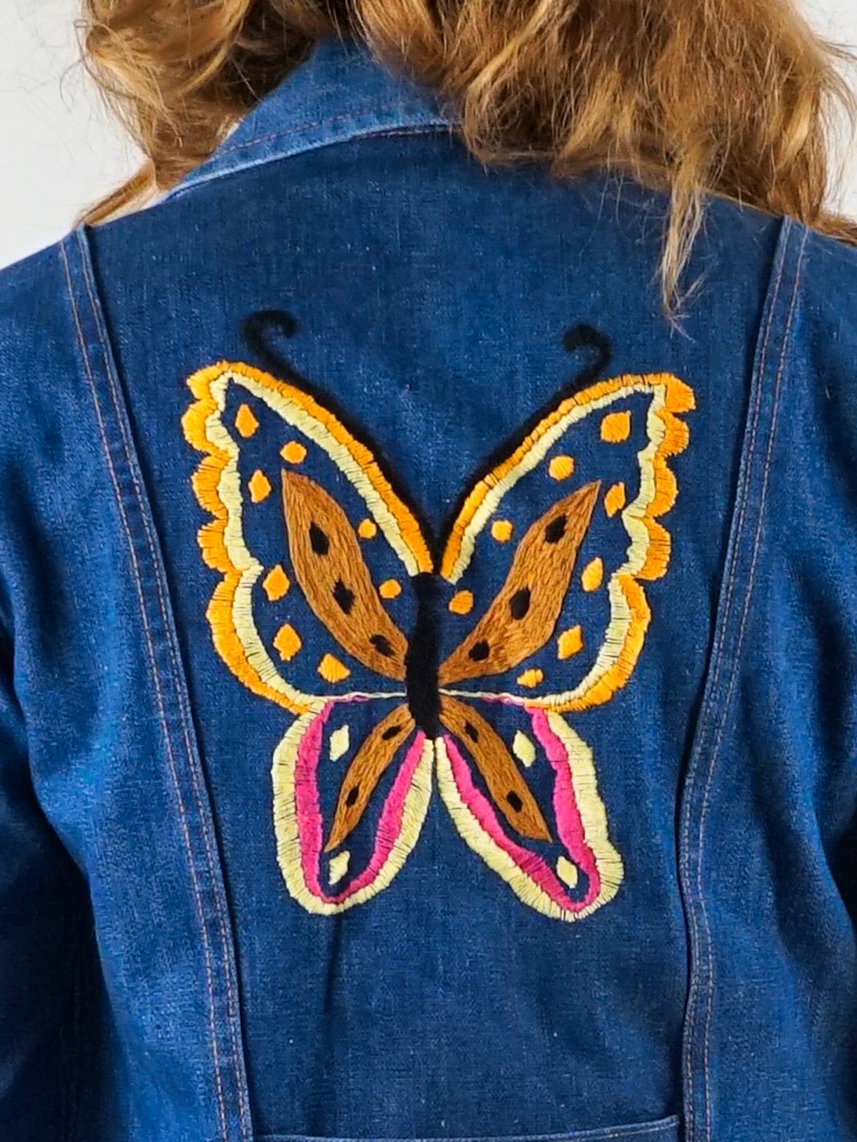 Vintage Wrangler Denim Butterfly Jacket – therapi